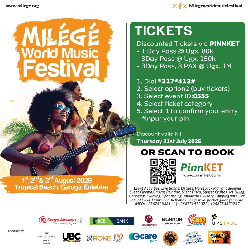 08-01 Milege World Music Festival at Tropical Beach, Ggaba, Entebbe