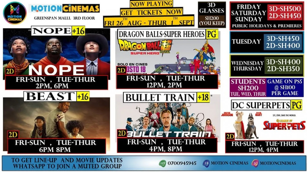 08-26 Movie Schedule Motion Cinemas Greenspan Mall