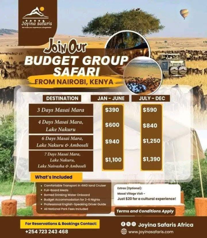 05 -12 Budget Group Safaris from Nairobi