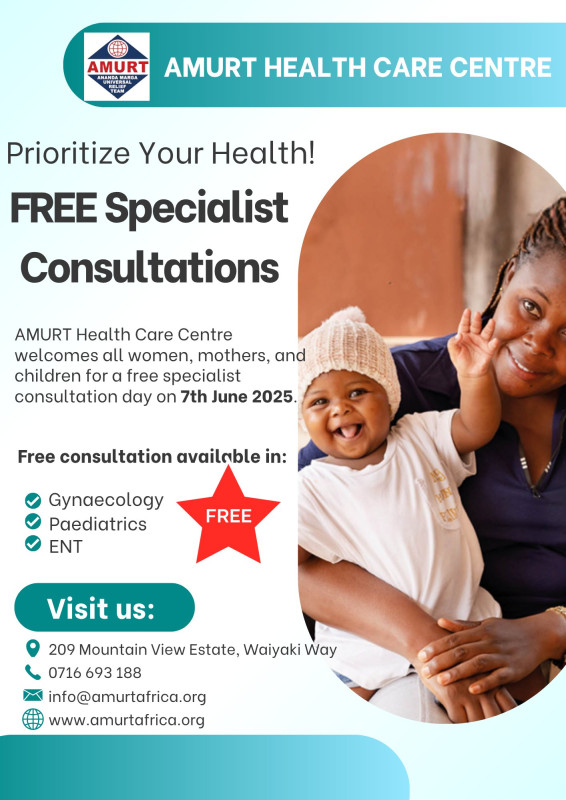 06-07 Take Charge of Your Health at Amurt Health Care Centre!