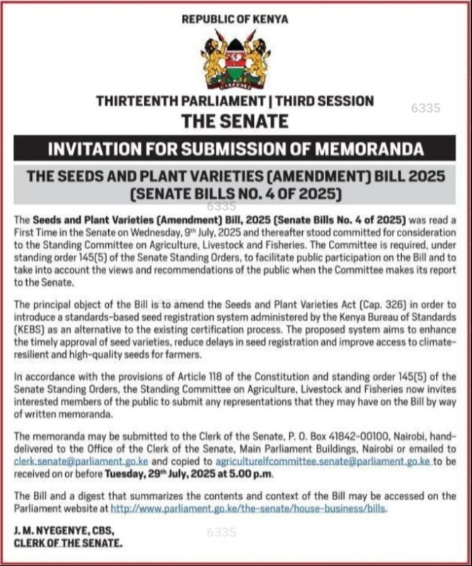 07-28 The Seeds & Plant Varieties (Amendment) Bill 2025