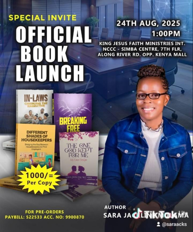 08-24 Official Book Launch at King Jesus Faith Ministries