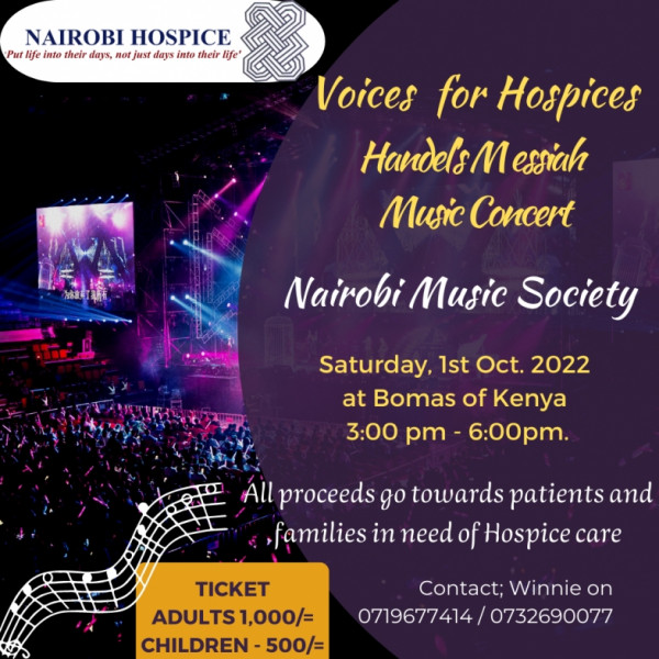10-01 Voices for Hospices Handels Messiah Music Concert Nairobi Music Society Bomas of Kenya