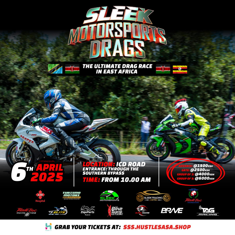 Sleek Motorsports Drags The Ultimate Drag Race in East Africa on 6th April 2025