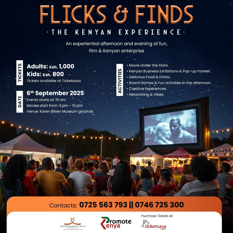 09-07 Flicks & Finds-The Kenyan Experience at Karen Blixen