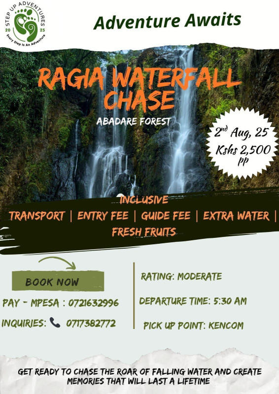 08-02 Ragia Waterfall Chase at Aberdare Forest