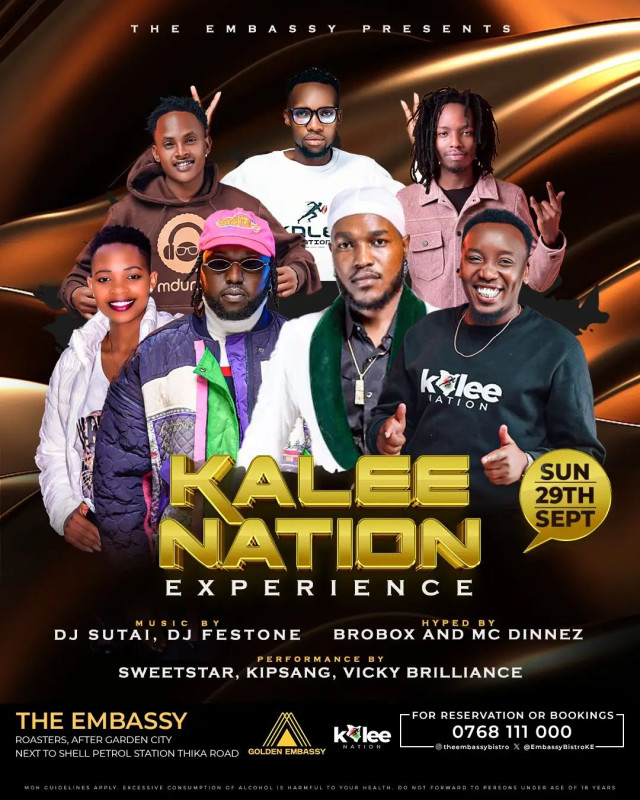 Kalee Nation Experience At The Embassy Bistro