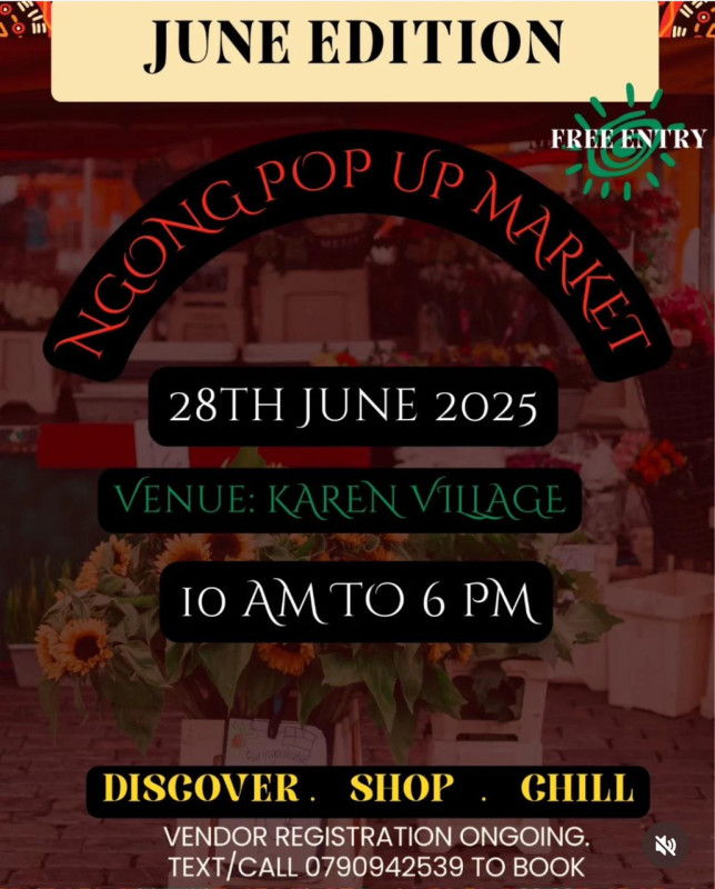 06-28 Ngong Pop-Up Market: June Edition at Karen Village