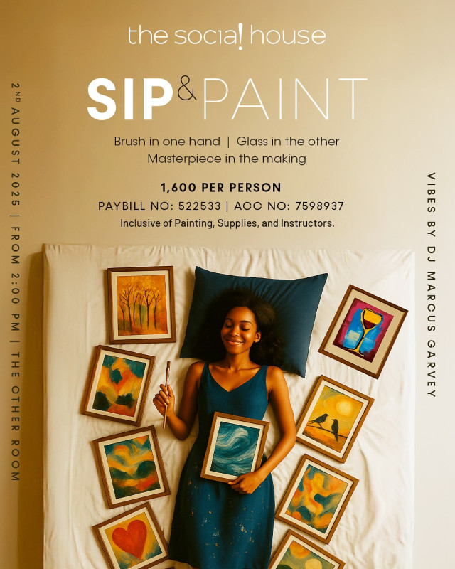 08-02 Sip & Paint Art Workshop at The Social House