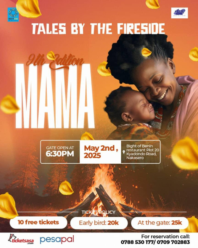 Tales by the Fireside – 9th Edition: An Evening of Stories & Magic! on 2nd May 2025 at Bight of Benin Restaurant