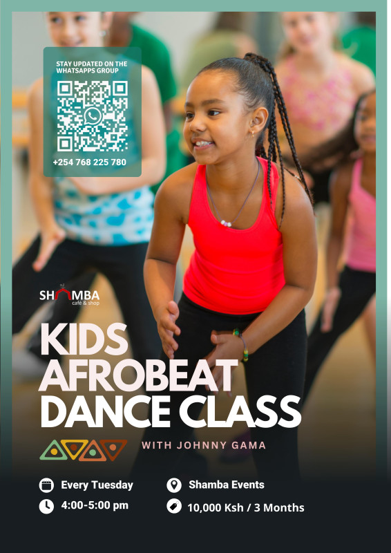 Kids Afrobeats Dance Class At Shamba Events Loresho Road