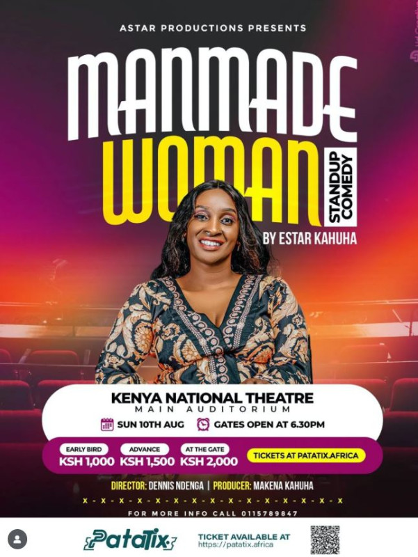 08-10 Manmade Woman Standup Comedy at Kenya National Theatre