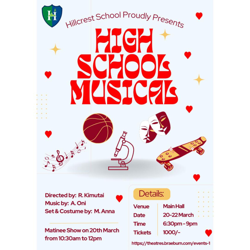 Hillcrest School Presents High School Musical at Braeburn Theatres