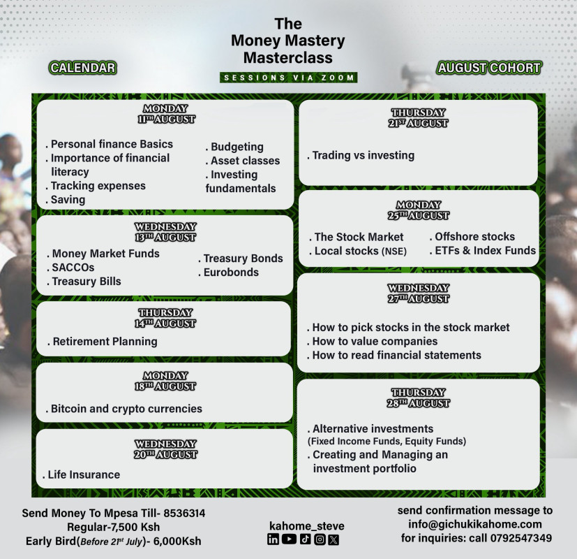 07-21 Money Mastery Masterclass August Cohort