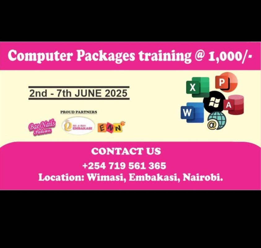 06-07 Computer Packages Training in Nairobi