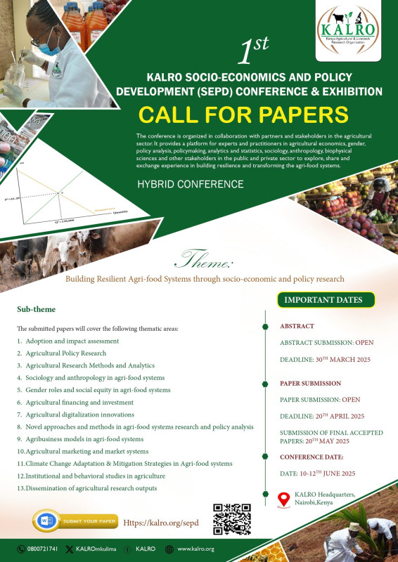 06-10 KALRO Socio-Economic and Policy Development Conference & Exhibition
