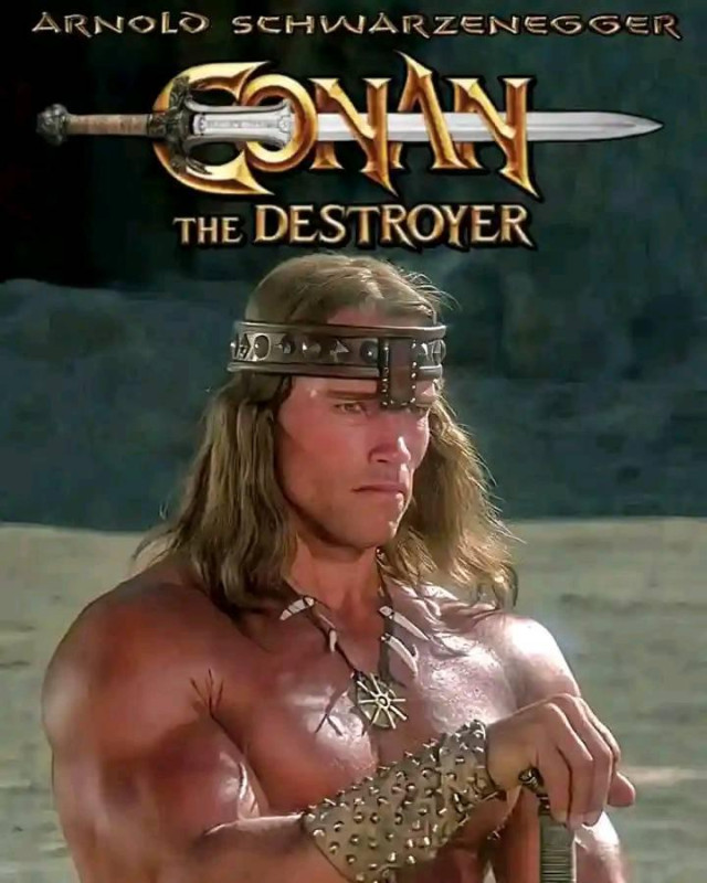 08-01 Conan The Destroyer at Local Theater