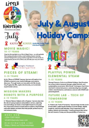 07-07 STEAM & Robotics Camp July 2025 in Lavington Montessori Kindergarten