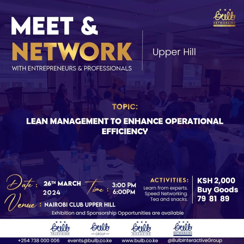 Meet And Network With Entrepreneurs And Professionals At Nairobi Club Upper Hill