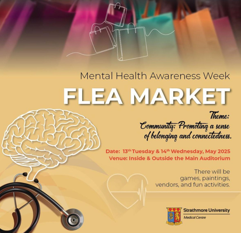 05 - 13 Mental Health Awareness Week Flea Market at Strathmore University!