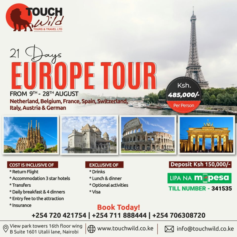 08-9  Europe Tour 2025 21 Days