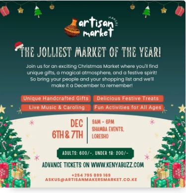12-05 Artisan Makers Market December 2025 at Shamba Events