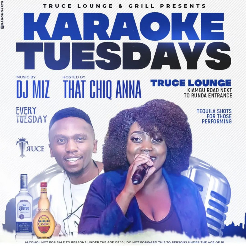 Karaoke Tuesdays Truce Lounge Kiambu Road