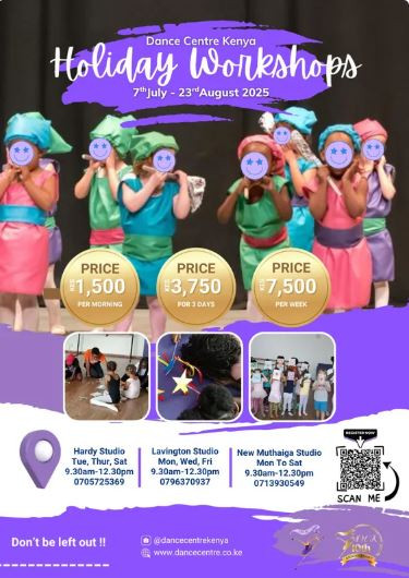 07-07 Holiday Workshops at Dance Centre Kenya