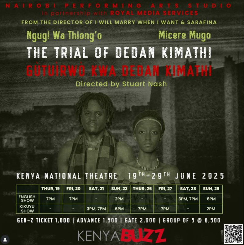 06-19 Trial of Dedan Kimathi Theatre Performance at Kenya National Theatre