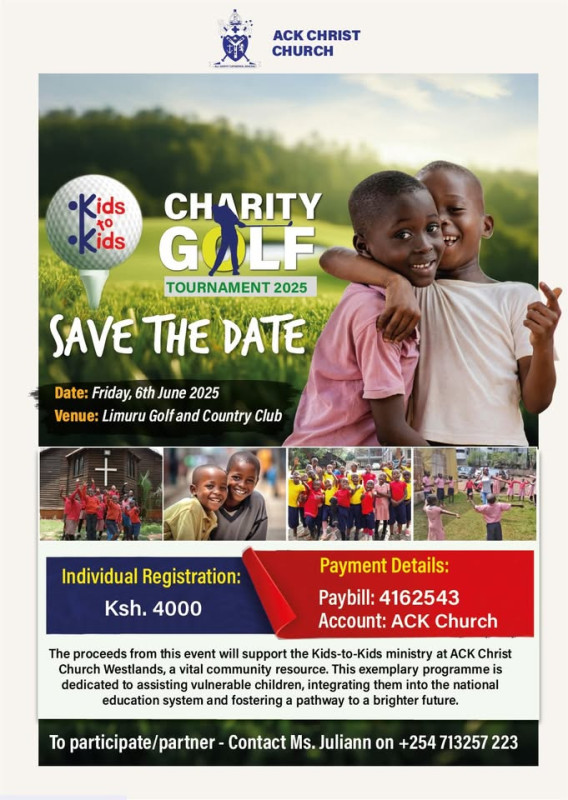 06-06 Kids to Kids Charity Golf Tournament at Limuru Golf