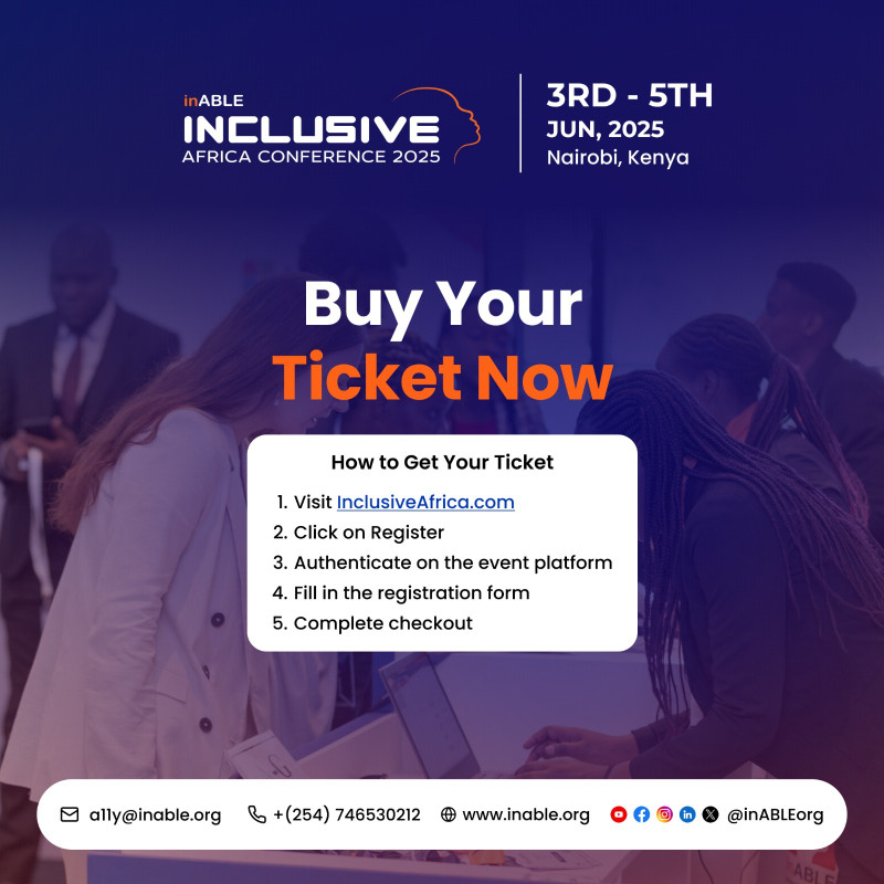 06-03 Inclusive Africa Conference 2025 Ticket Guide