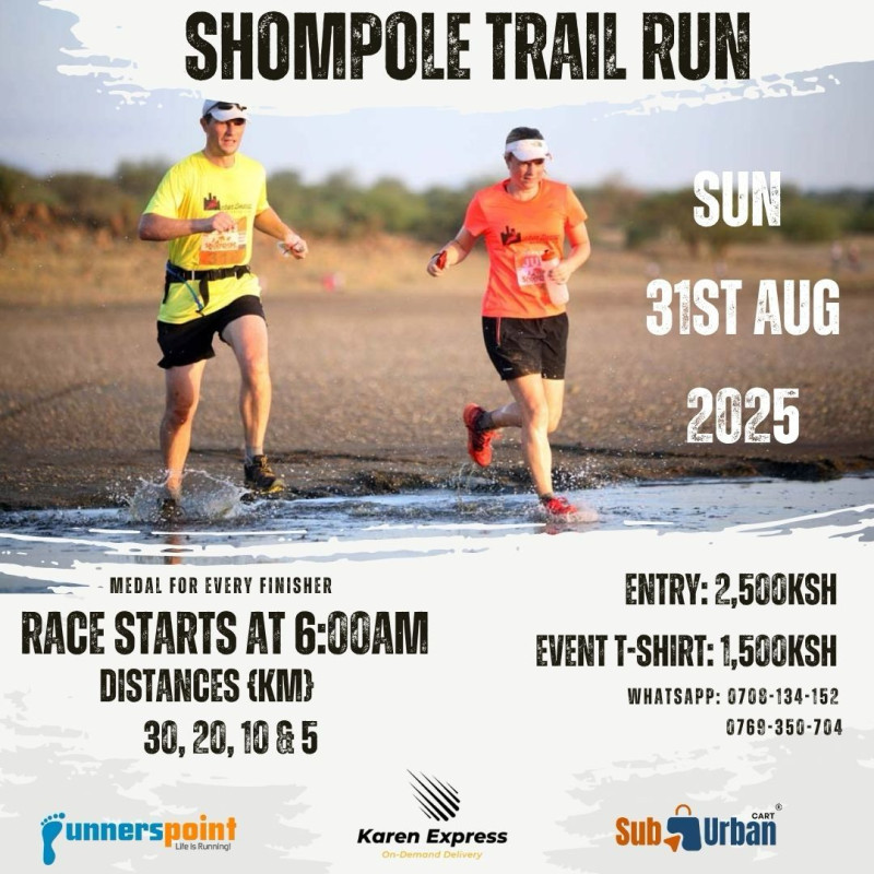 08-31 Run at the most beautiful and wild places in Kenya