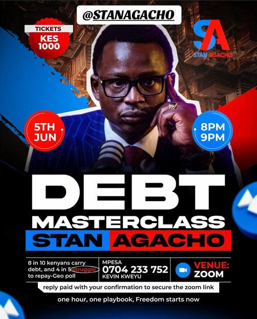 06-05 Debt Masterclass with Stan Agacho on Zoom!