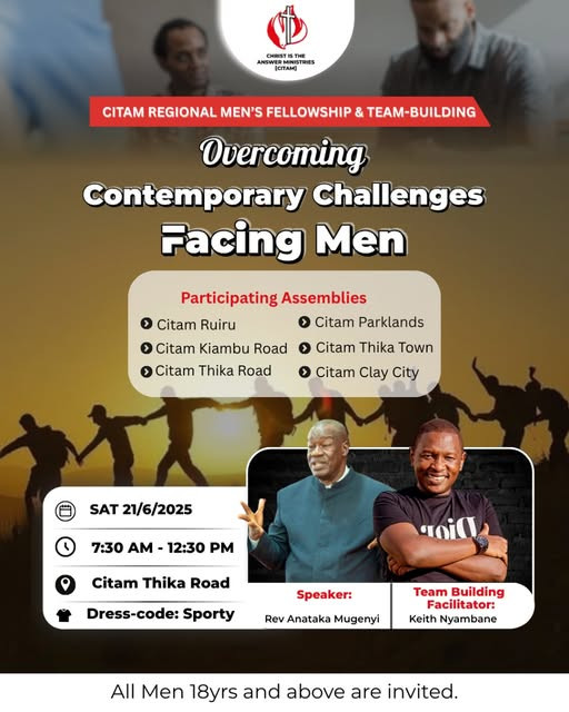 06-21 CITAM Regional Men's Fellowship CITAM Thika Road