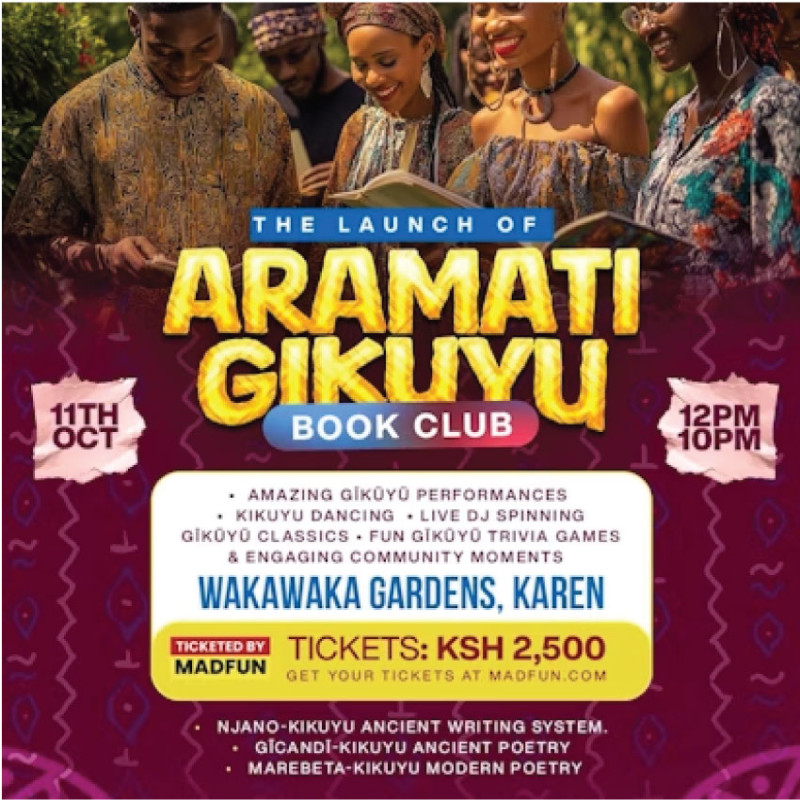 10-11 Aramati Gikuyu Book at Wakawaka Gardens Karen