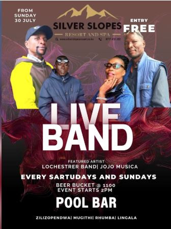 Experience the Rhythm Live Band at Silver Slopes Resort & Spa every Saturday and Sunday!!