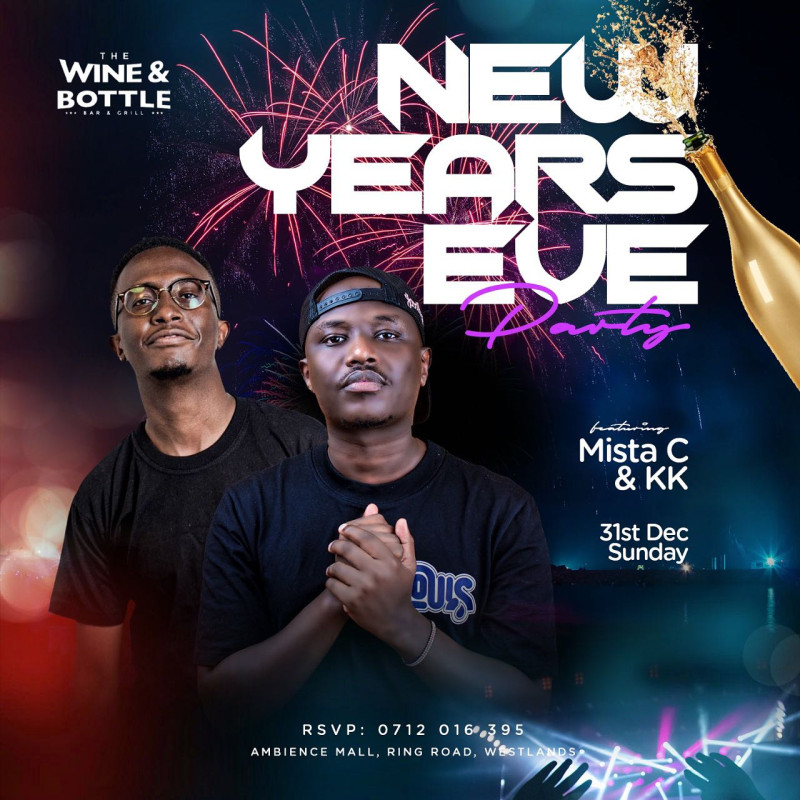 New Years Eve Party The Wine and Bottle Westlands