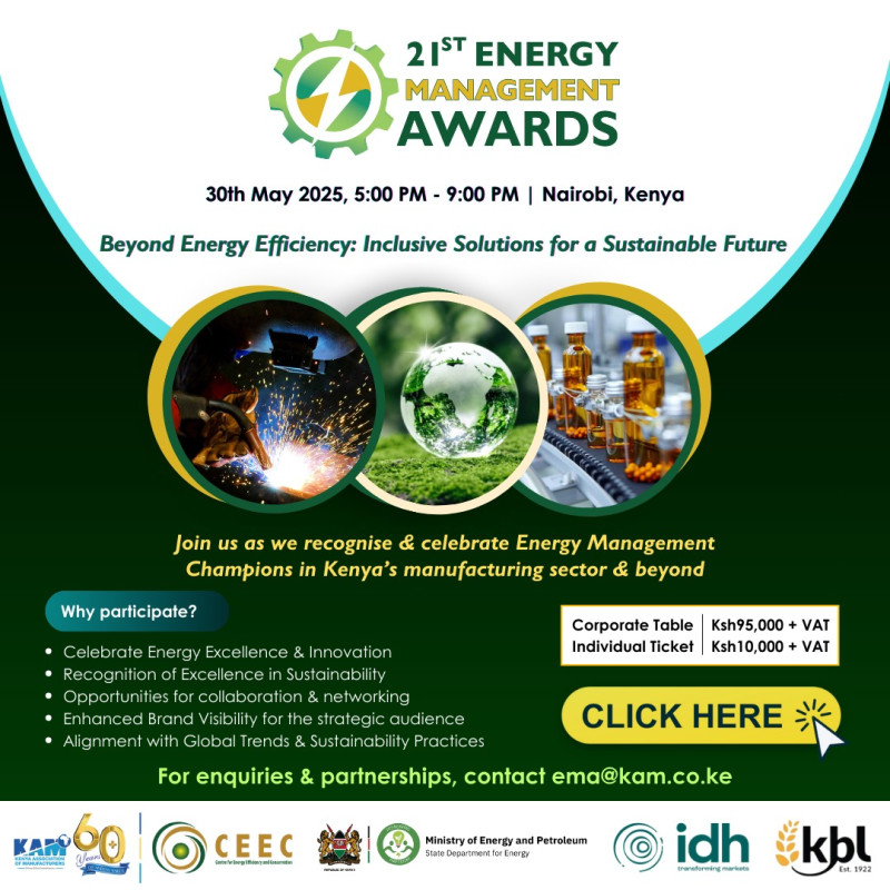 05-30 21st Energy Management Awards 2025: Honoring Kenya’s Sustainability Champions