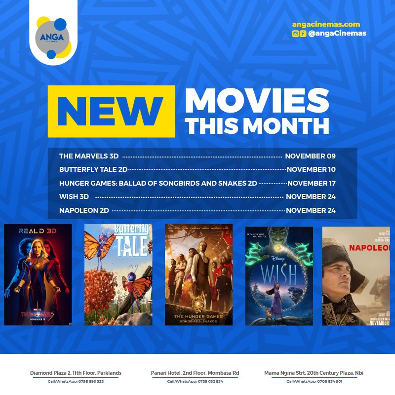 New Movies This Month Anga Cinemas
