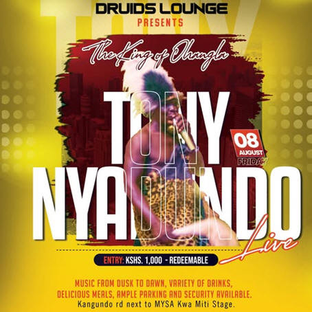 08-08 Tony Nyando at Druids Lounge