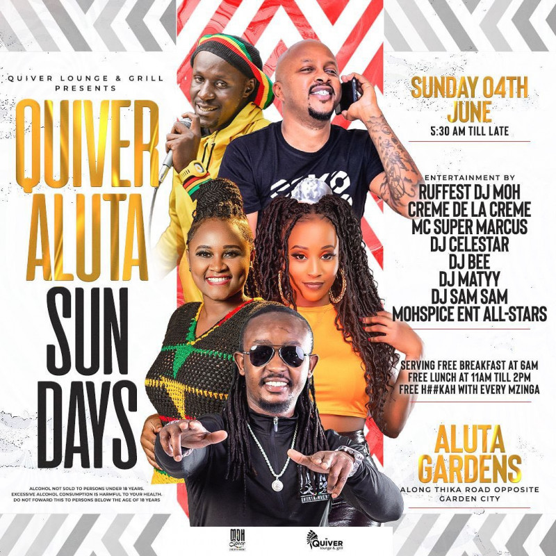 Quiver Aluta Sundays Aluta Gardens Thika Road