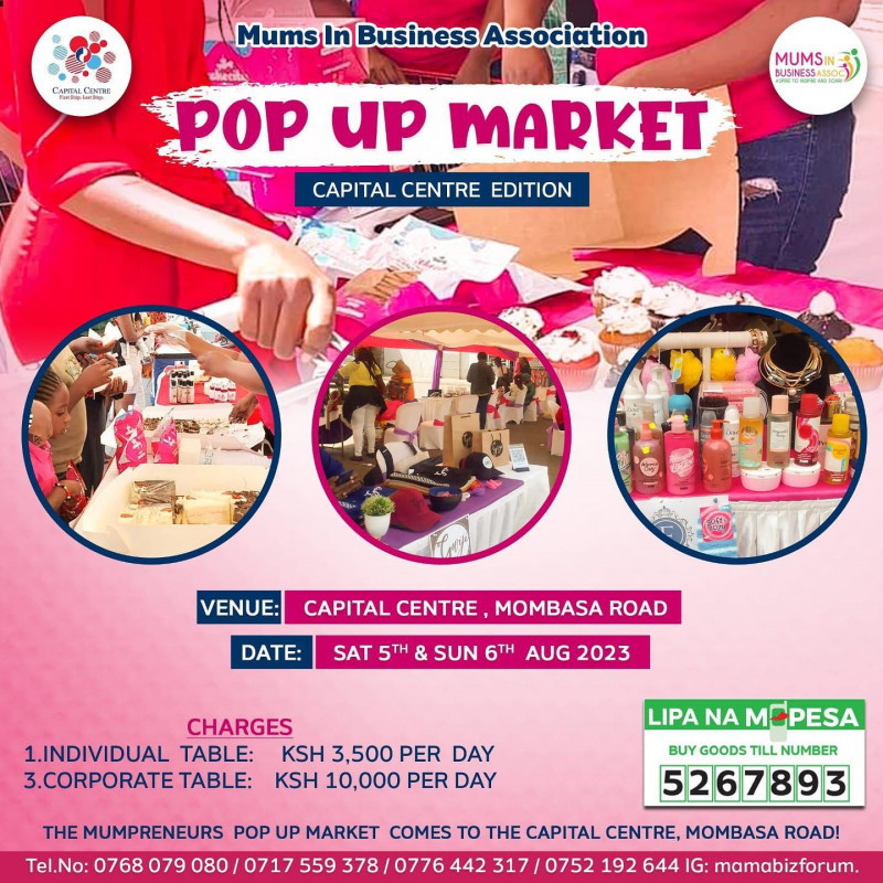 Mums in Business Pop Up Market Capital Centre