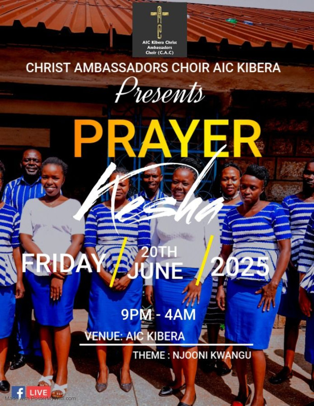 06-20 Prayer Kesha at AIC Kibera