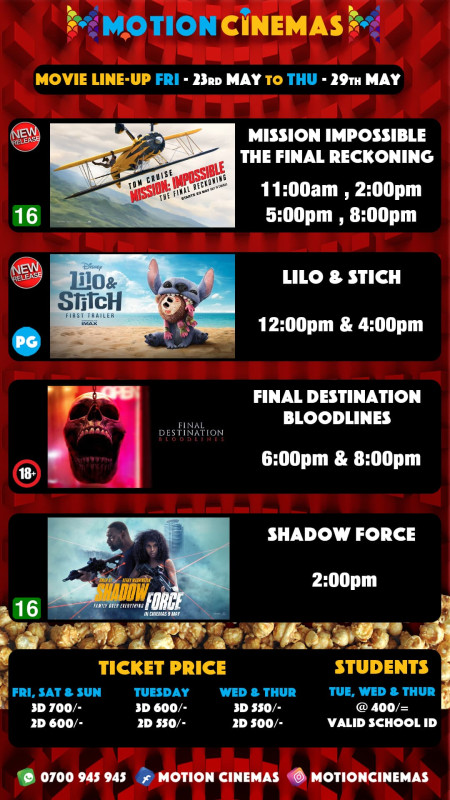 05-23 Motion Cinemas: Blockbuster Line-Up This Week! (23rd-29th May 2025)