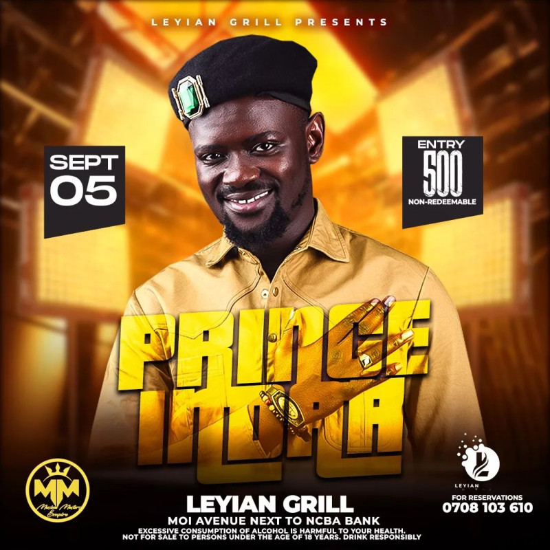 Prince Indah At Leyian Grill, Naivasha Moi Avenue