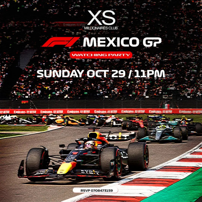 F1 Mexico GP Watch Party XS Millionaires Club Nairobi