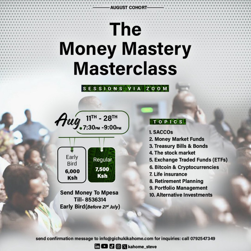 07-21 Money Mastery Masterclass August Cohort
