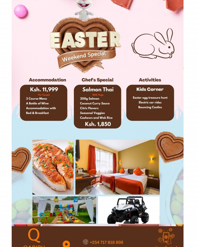 Easter Weekend Special Qaribu Inn Hotels Nairobi
